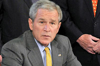 Bush accuses Russia of 