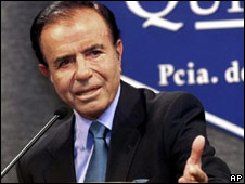 Menem probed over 1995 explosion 