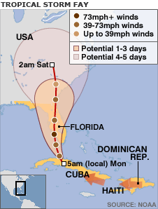 Storm hits Cuba on way to Florida 