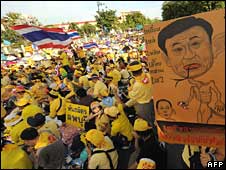 Protesters flood Bangkok streets 