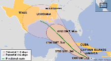 Powerful Gustav heads to Caymans 