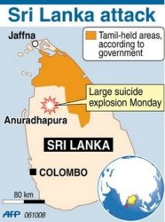 Many killed in Sri Lanka blast 