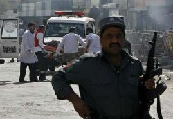 Suicide attack at Afghan ministry