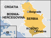 Albanians, Serbs exchange fire in Kosovo town