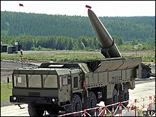 Russia to move missiles to Baltic 