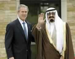 Bush, Abdullah Work on Peace Plan