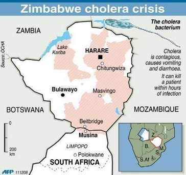 Zimbabwe cholera toll reaches 1,000 