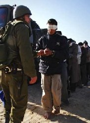 Palestinians taken from Gaza being held as "illegal combatants"