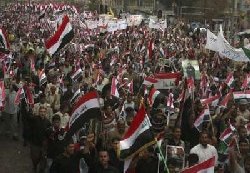 Iraqi protesters call for US exit 