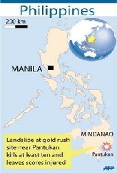 Many dead in Philippines landslide 