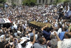 Egypt funeral for stabbing victim 