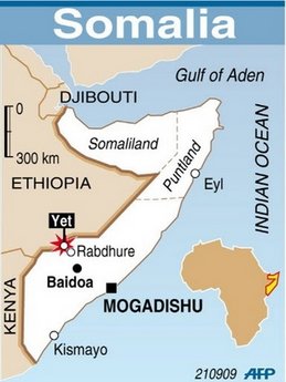 Deaths in west Somalia fighting 