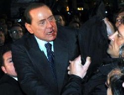 Berlusconi injured in attack 