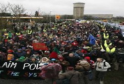 Protesters march on Copenhagen summit