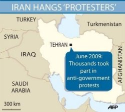 Iran executes two over poll unrest 