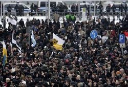 Clashes erupt at Germany protests 