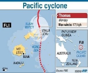 Fiji declares cyclone disaster 