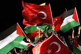 Gaza activists welcomed in Turkey