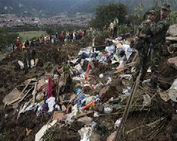 At least 50 missing in Colombian landslide