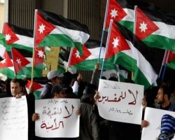 Protest camp set up in Jordan capital 