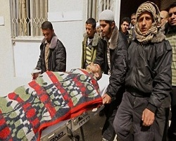 Palestinians killed in Israeli air strikes 