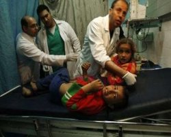 Gaza civilians wounded in Israeli attack