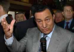 Mubarak Criticizes Israeli Policies