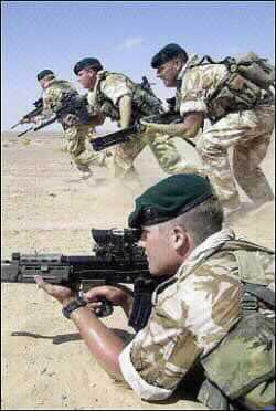 Big British Deployment Suggests an Iraq war 