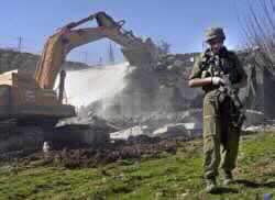 Israeli Army Demolishes West Bank Houses