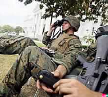 US Marines Battle Gunmen outside Haitian PM