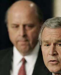 Bush Steps up Pressure on Syria