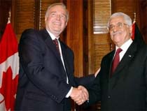 Canada Pledges Aid to Abbas