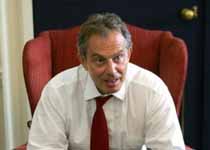 Blair Holds Key Talks in Riyadh